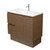 Rotondo Edge 900 Walnut Vanity on Kickboard Left Drawers 1 Tap Hole [313576]