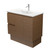 Dolce Edge Walnut 900 Vanity on Kickboard Left Drawers 1 Tap Hole [313573]
