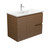 Dolce Edge Walnut 900 Wall-Hung Vanity Left Drawers 1 Tap Hole [313566]