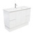 Joli Matte Fingerpull Satin White 1200 Vanity on Kickboard [316814]