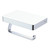 Tono Toilet Roll Holder with Glass Shelf Chrome [316798]