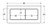 Rectangular Chrome Flush Buttons [316802]