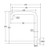 Kaya Squareline Wall Swivel Outlet Chrome [318317]
