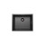 Kuro Granite 38L Single Bowl Kitchen Sink Matte Black [318328]