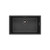 Kuro Granite 53L Single Bowl Kitchen Sink Matte Black [318344]