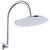 Empire Slim Curved Shower Arm Set Chrome [320473]
