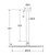 Empire Slim Ceiling Shower 300mm Head 350mm Drop Brushed Copper [320494]