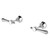 Lillian Lever Wall Top Assemblies Chrome [320453]