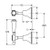 Lillian Lever Wall Top Assemblies Chrome [320453]