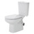 Petra Close-Coupled Toilet Suite Right Skew Trap Gloss White with Slim Seat [320469]