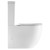Joli Tornado Rimless Back-to-Wall P Trap Toilet Suite Pan + Slim Seat + Geberit Cistern Gloss White [320434]