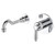Eleanor Wall Basin or Bath Mixer Set Chrome or Chrome [320458]