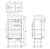 Denzel Minka 450 Vanity On Kickboard (No Overflow) Satin White [322500]
