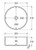 Reba Mini Above Counter Basin Matte White [322483]