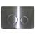 R&T Stainless Steel Round Button Flush Plate [323656]
