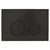 R&T Matte Black Round Button Flush Plate [323659]
