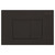 R&T Matte Black Square Button Plate R&T [323642]
