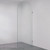 Arch Frameless Glass Shower Panel with Brackets 1200mm Gunmetal [324888]