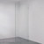 Rectangular Frameless Glass Shower Panel with Brackets 1000mm Brushed Nickel [324934]