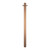 Flat Vertical 12V Sunset Bronze Towel Rail 50 x 930mm [328435]