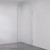 Arch Frameless Glass Shower Panel with Brackets 800mm Brushed Nickel [324747]