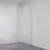 Arch Frameless Glass Shower Panel with Brackets 1000mm Matte White [324816]