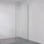 Curved Frameless Glass Shower Panel with Channel 1100mm Gunmetal [324783]