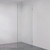 Rectangular Frameless Glass Shower Panel with Brackets 1200mm Urban Brass [324927]