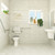 Accessible Toilet Care Kit 2 with Left-Hand 40° Rail Blue Seat [325686]