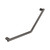 135° Care Slimline Ambulant Care Reversible Left/Right Hand Grab Rail Gunmetal [324733]
