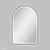 Valentina LED Matte Black Framed Mirror 600 x 900mm [325374]