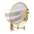 Swivel LED Magnifying Mirror Urban Brass [325383]