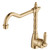 Eleanor Shepherds Crook Kitchen Sink Mixer Urban Brass [325713]