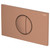 Halo Round Button Flush Plate Brushed Copper [325723]