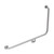 90° Accessible Care Left-Hand Grab Rail Stainless Steel [326052]