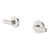 Kaya Lever Wall Taps Brushed Nickel [326074]