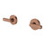 Kaya Lever Wall Taps Brushed Copper [326080]