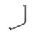 90° Care Slimline Ambulant Care Hand Grab Rail Gunmetal [326977]