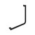 90° Care Slimline Ambulant Care Hand Grab Rail Matte Black [327033]