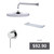 Rome Shower Bundle Chrome [331055]