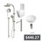 The Ultimate Bathroom Bundle Brushed Nickel [331083]