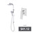 Monaco Dual Shower Bundle Chrome [331075]