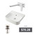 Dublin Semi-Recessed Basin Bundle Chrome [331080]