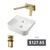 Dublin Semi-Recessed Basin Bundle Classic Gold [331077]