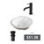 Oslo Oval Undermount Basin Bundle Matte Black [331065]