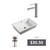 Oslo Rectangle Undermount Basin Bundle Chrome [331059]
