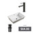 Oslo Rectangle Undermount Basin Bundle Gunmetal [331094]
