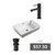 Oslo Rectangle Undermount Basin Bundle Matte Black [331095]