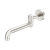 Mecca Wall Mounted Swivel Bath Spout (Only) 225mm II Brushed Nickel [330895]