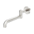 Mecca Wall Mounted Swivel Bath Spout (Only) 225mm II Brushed Nickel [330895]